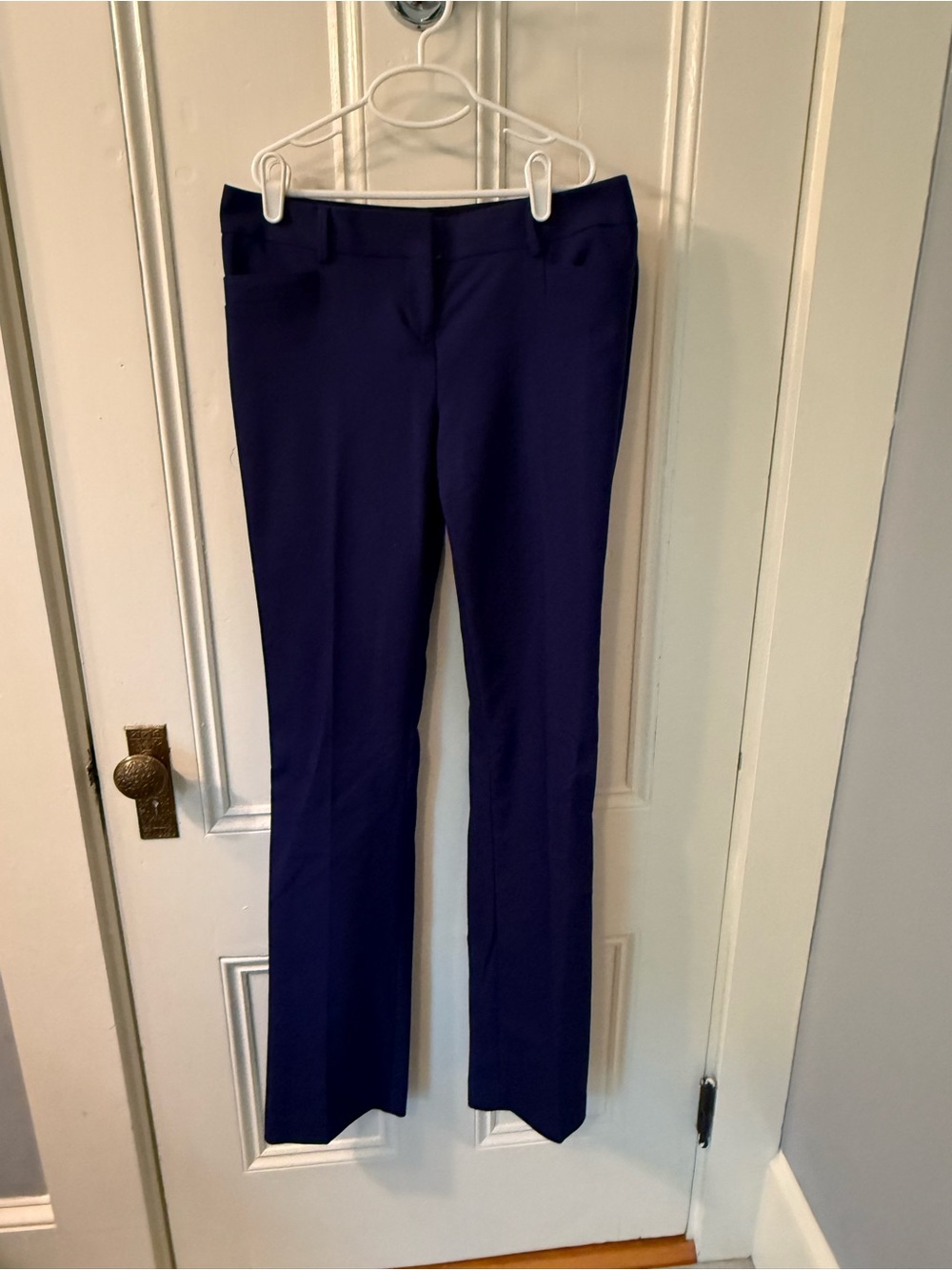 NWOT Express Women's Columnist Blue Straight-Leg Dress Pants 0L